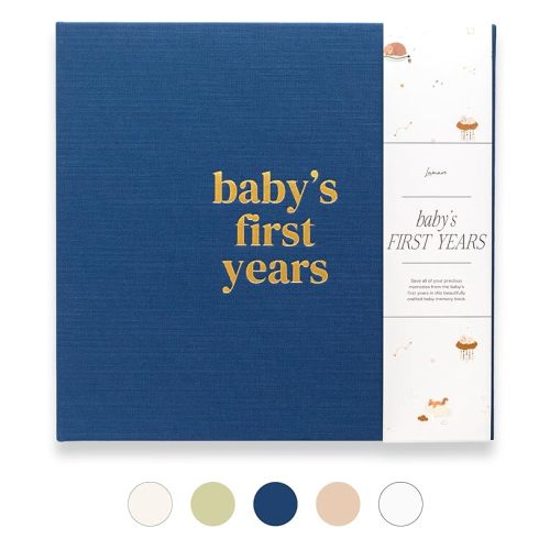 Lamare Baby First Year Book – Baby Memory Book for Girls & Boys - Baby Milestone Book from Pregnancy to Childhood – Cute Baby Book Keepsake Gift