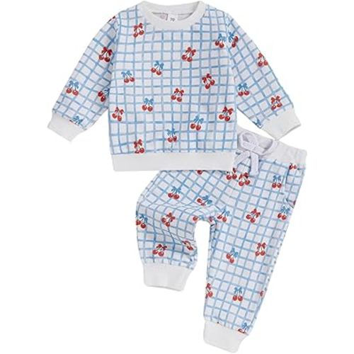 Baby Girl Clothes Daddy Mama Saying Outfits Long Sleeve Fall Winter Infant Toddler Sweatshirt Top Pants Set