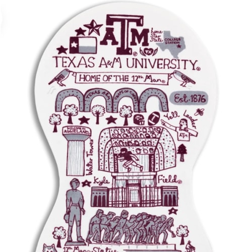 Texas A&M Julia Gash Burp Cloth