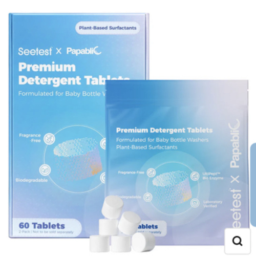 Papablic Upgraded Detergent Soap Tablets, 60 Count
