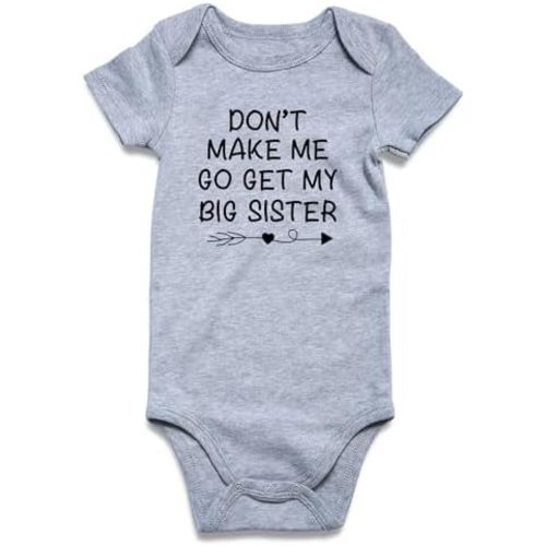 UNICOMIDEA Unisex Baby Letter Print Outfit Snaps Cotton Romper 0-12M