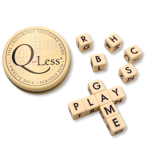 Q-Less | The Crossword Solitaire Game