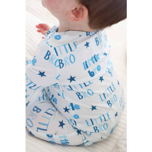 Zipper Footie in Little Bro | Caden Lane