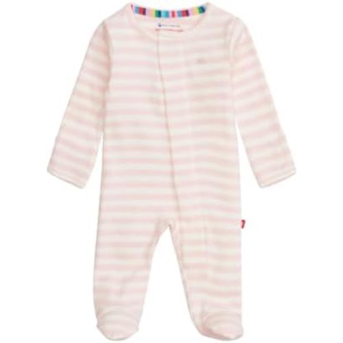 Magnetic Me 100% Organic Cotton Magnetic Baby Footie Pajamas | Super Soft Cotton Fabric