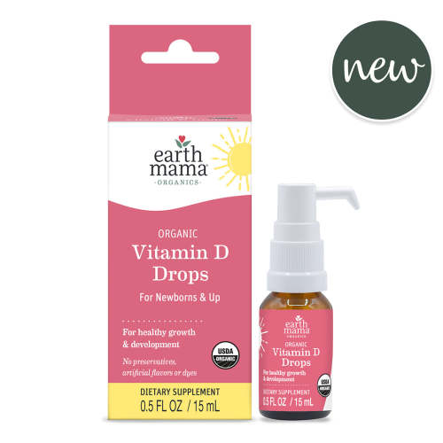Organic Vitamin D Drops for Healthy Growth in Babies
