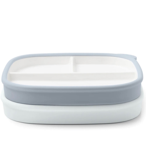 Clean Start Toddler Divided Plate | Premium Ceramic | Non Toxic – Ello