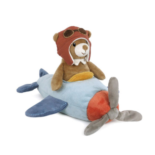 Pilot Bear and Plane