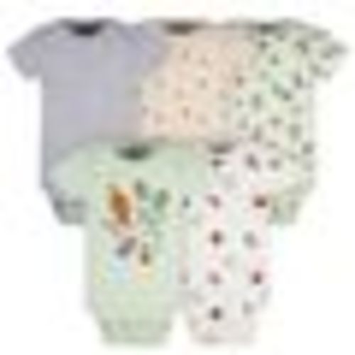 Gerber 5-Pack Baby Neutral Happy Veggies Onesies Bodysuits - Newborn