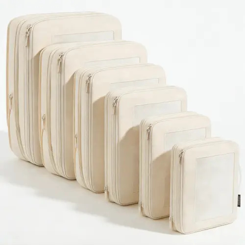 6 Set Square Mesh Compression Packing Cubes