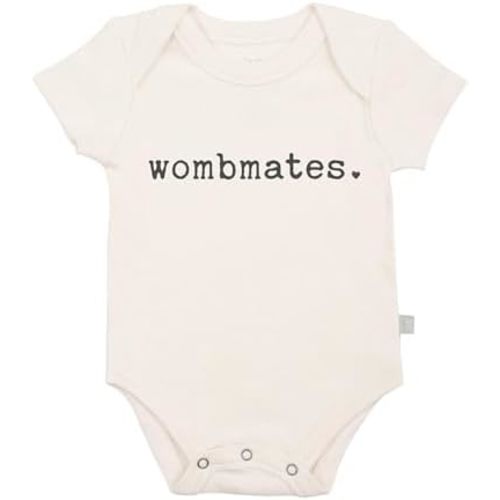 Finn + Emma Organic Cotton Graphic Baby Bodysuits - Gender Neutral Onesie for 0-12 Months in Multiple Sizes and Styles