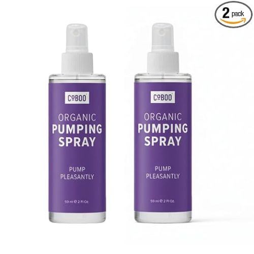 The Original Pumping Spray 2 Fl Oz (Pack of 2) | Organic Lubricant for Breast Pumping | Vegan & Lanolin Free, Made in USA | Helps Sore Nipples & Clogged Milk Ducts