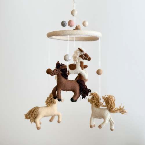 Felt Baby Mobile - Horse