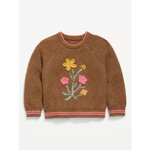 SoSoft Long-Sleeve Graphic Sweater for Toddler Girls