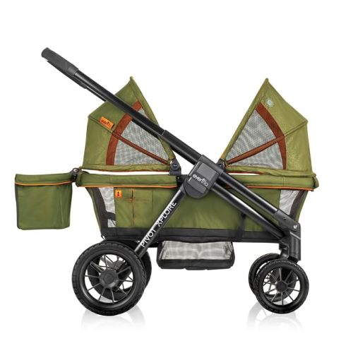 Evenflo Pivot Xplore All-Terrain Stroller Wagon (Wayfarer Black)