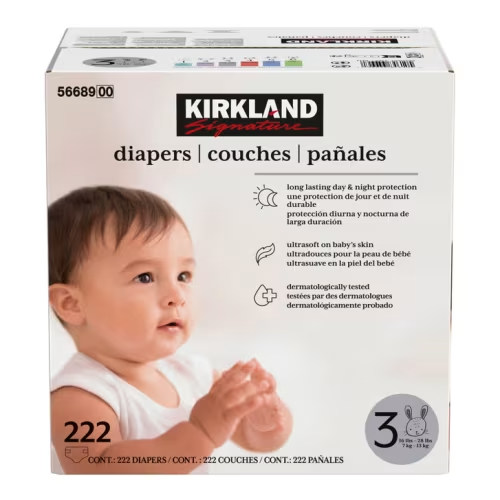 Kirkland Signature Diapers, Sizes 3 - 6 | Costco