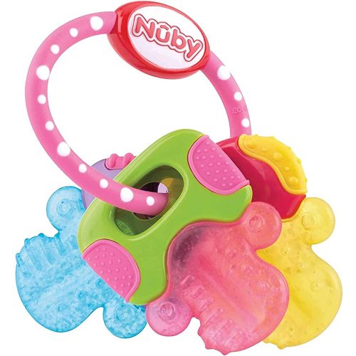 Nuby Ice Gel Teether Keys, 1 Count (Pack of 1)