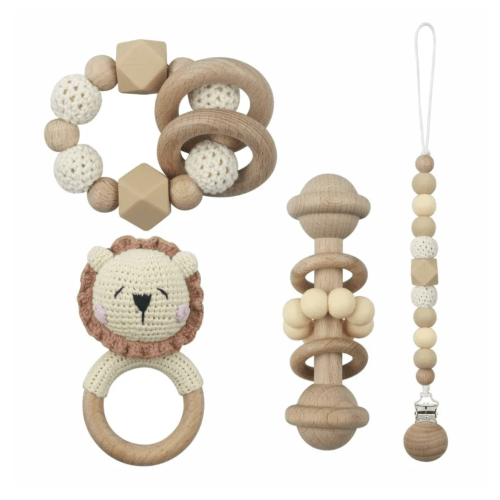 Wooden Animal Newborn Set
