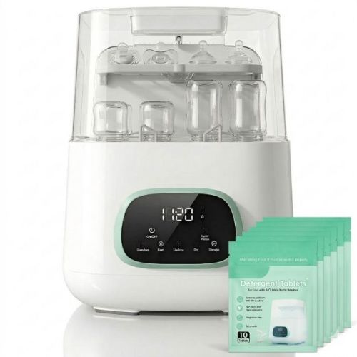 Kmaier All in One Baby Bottle Care Machine Wash,Sterilizer And Dryer