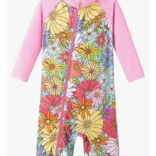 UMELOK Baby Girl Swimsuit Infant Rash Guard Swimwear UPF 50+ Sun Protection Bathing Suit