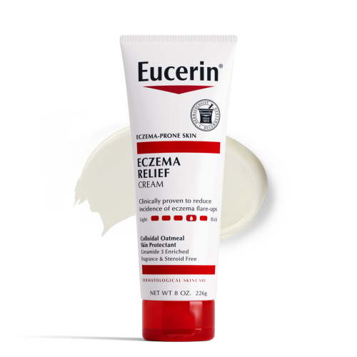 Eucerin Eczema Relief Body Cream with Colloidal Oatmeal Skin Protectant, Fragrance Free, 8 oz