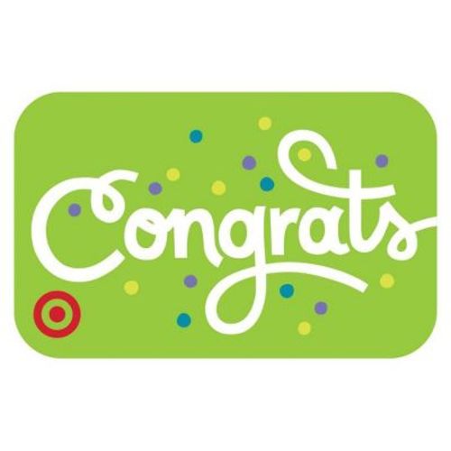Congrats Type Target Giftcard $10