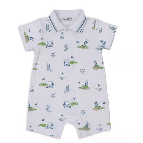 Boys' Golf Print Short Playsuit Romper - Baby
