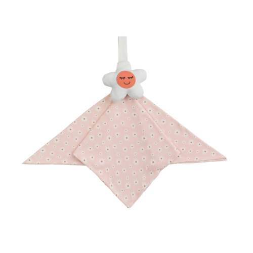 Pink Daisy Bamboo Baby Lovey