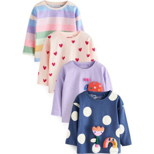 Kids' 4-Pack Assorted Graphic T-Shirts, 2-3Y