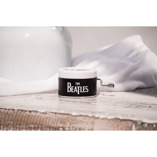 The Beatles Music Box Art | Tunes: Here comes the sun, Hey Jude, Let it be, Imagine, ... | Hand crank mechanism