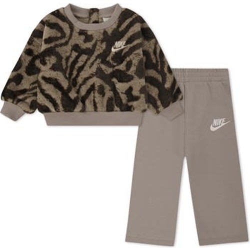 Wild Warmth Sweatshirt & Wide Leg Pants Set, 24M