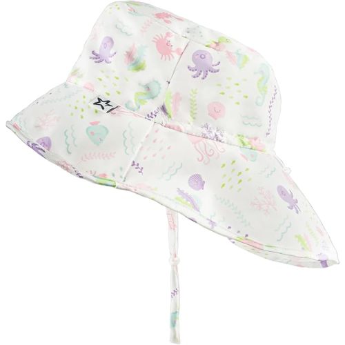 Tiny Twinkle Sun Protection Baby Flap Hat with UPF 50+ Sun Protection for Baby and Toddler Boys and Girls