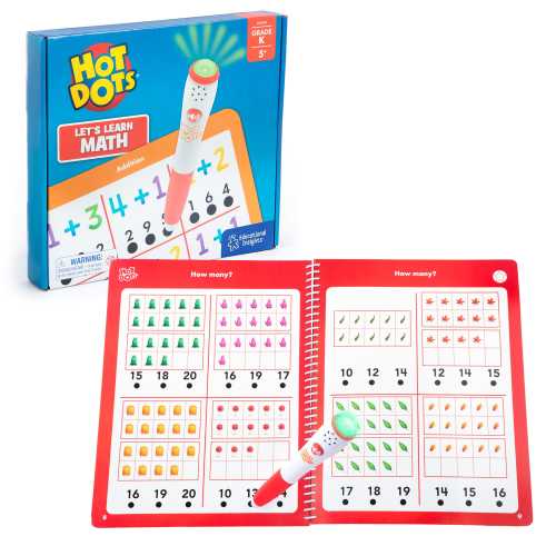 Hot Dots® Let's Learn Kindergarten Math