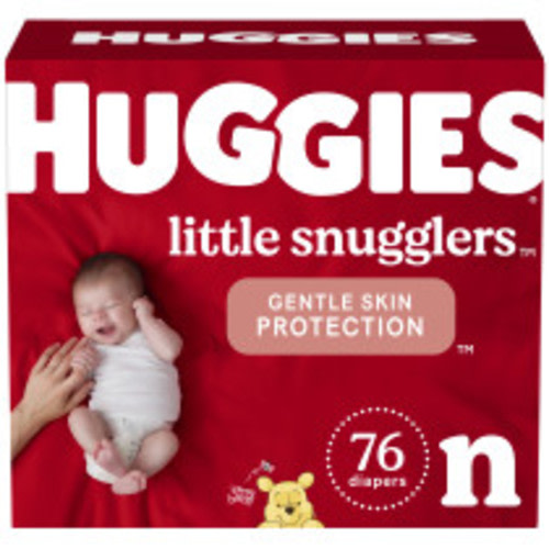 Huggies Little Snugglers Diapers - Newborn (76 Count)