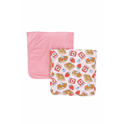 Sweet Stack 2pc Burp Cloth Set | Pink