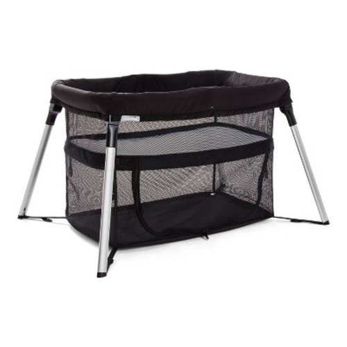 Munchkin Ultra-Lite 3-in-1 Playard, Crib and Bassinet - Black