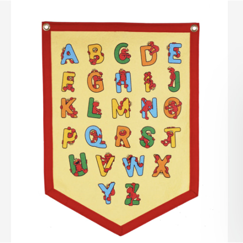 Elmo Alphabet Camp Flag | Sesame Street x Oxford Pennant