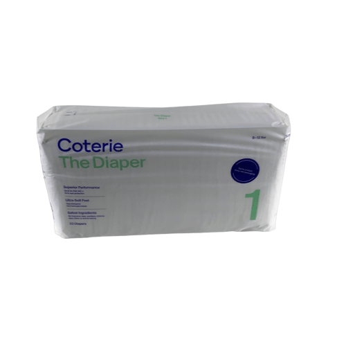 Coterie Size 1 Diapers, 33 Count