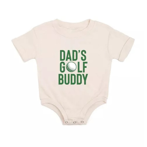 Boys' Dad's Golf Buddy Short Sleeve Romper - Baby