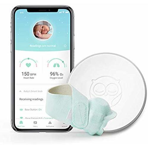 Owlet Smart Sock 2 Baby Monitor, Green