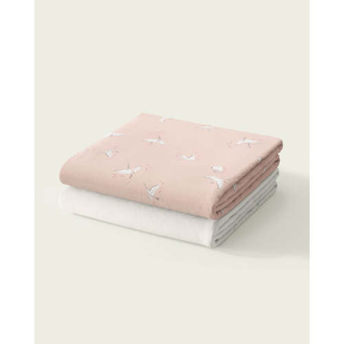 Swan Crib Sheet Set