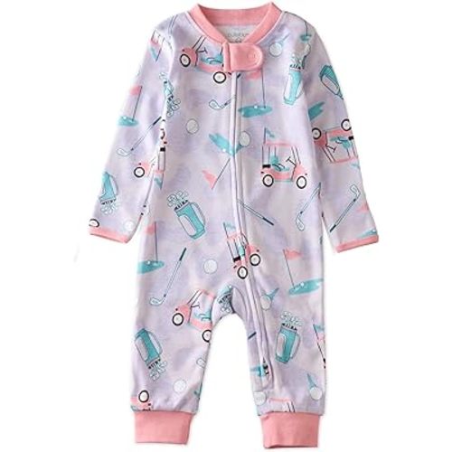 Shadow Sleep & Play 100% Organic Cotton Footless Zip Front Sleeper Pajamas