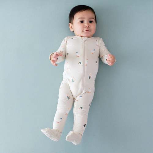 Kyte Baby Zippered Footie - Duck