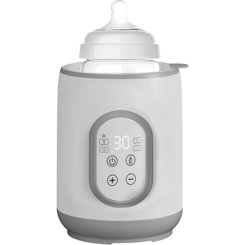 Bottle Warmer,Fast Baby Milk Warmer with Timer,Accurate Temperature to Preserve Fullest Nutrients in Breast Milk, with Defrost, Sterili-zing, Keep, Heat Baby Food Jars Function
