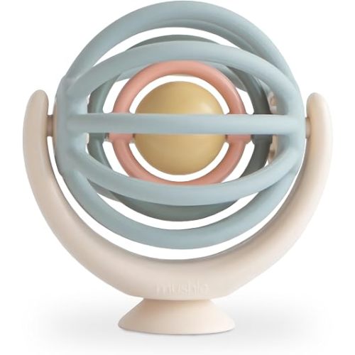 Mushie Sunshine Suction Spinner Toy
