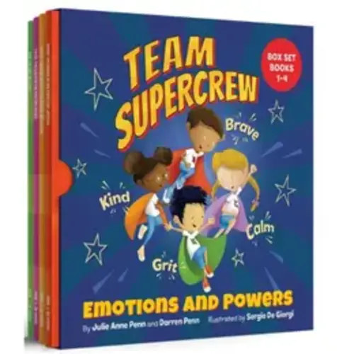 Team Supercrew - Emotions and Powers - 4 Box Set - Ages 2-8
