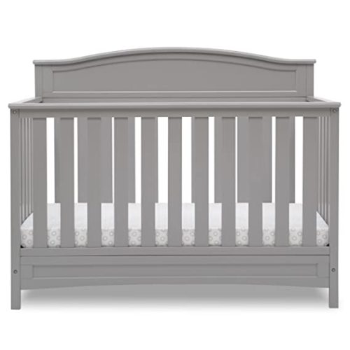 Delta Children Emery 4-in-1 Convertible Baby Crib, Pack of 1, Grey