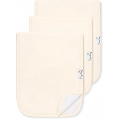 Copper Pearl Butter Burp Cloth Set