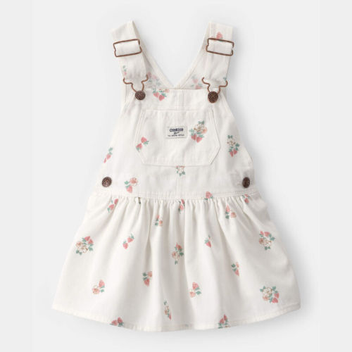 Baby Girl Strawberry Skirtall - White | Carter’s Oshkosh Canada