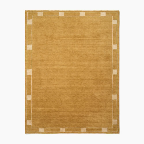 Pierce & Ward Deco Border Handwoven Wool Rug