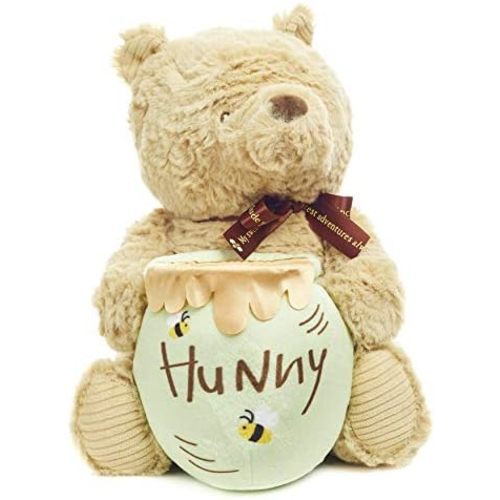 KIDS PREFERRED Disney Baby Classic Pooh Waggy - Musical Plush Stuffed Animal, 13 Inches , Brown